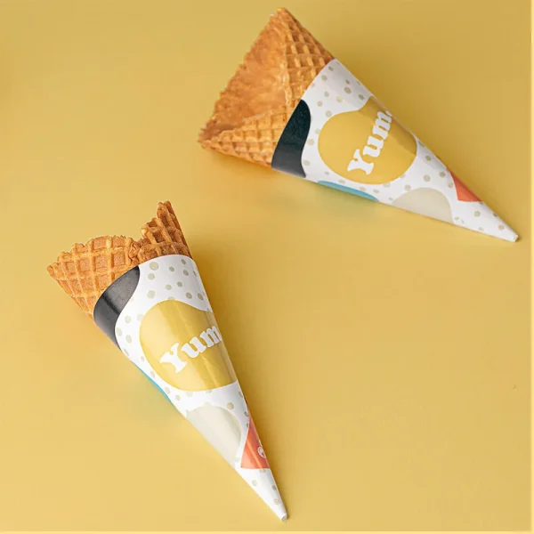 Cone Sleeves For Ice Cream