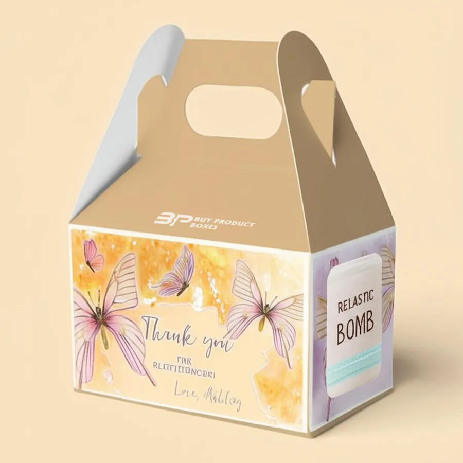 Bath Bomb Box With Handle