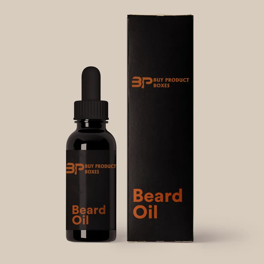 Printed Beard Oil Boxes