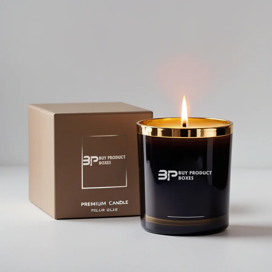 Brown Candle Boxes