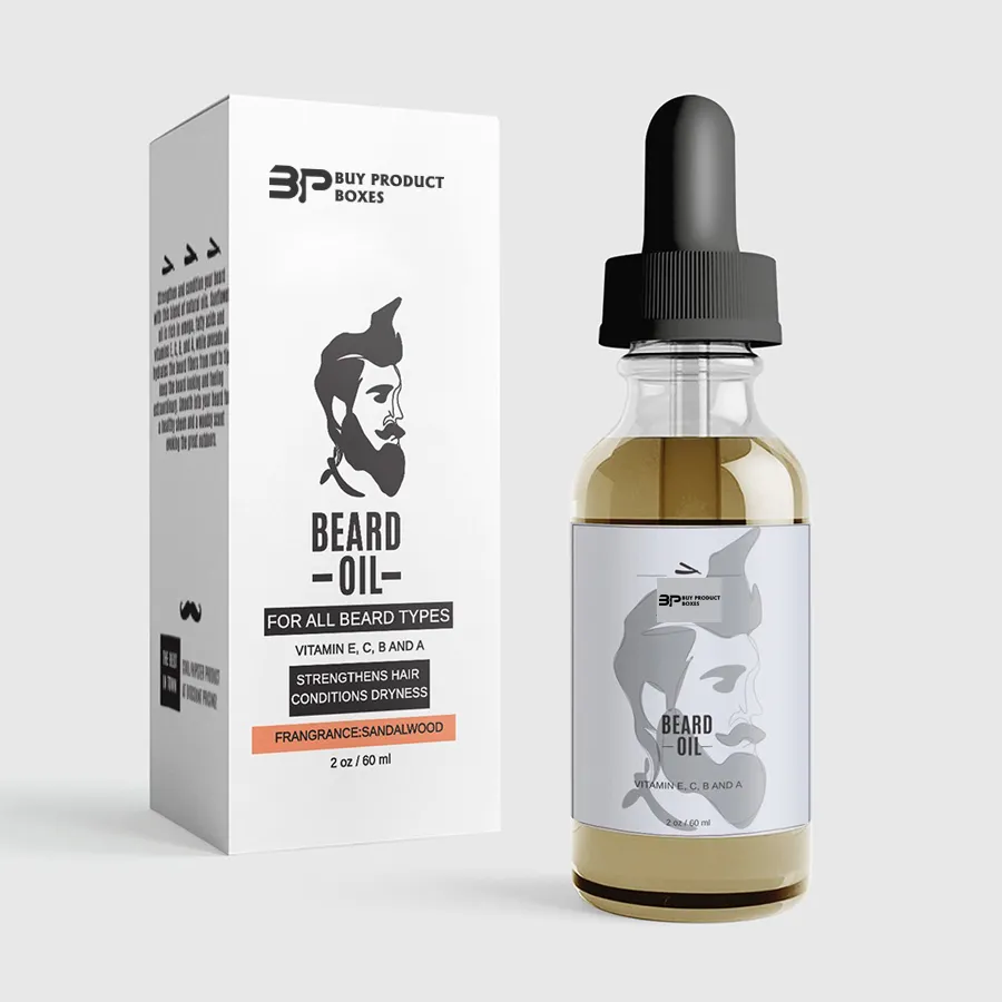 Custom Beard Oil Boxes