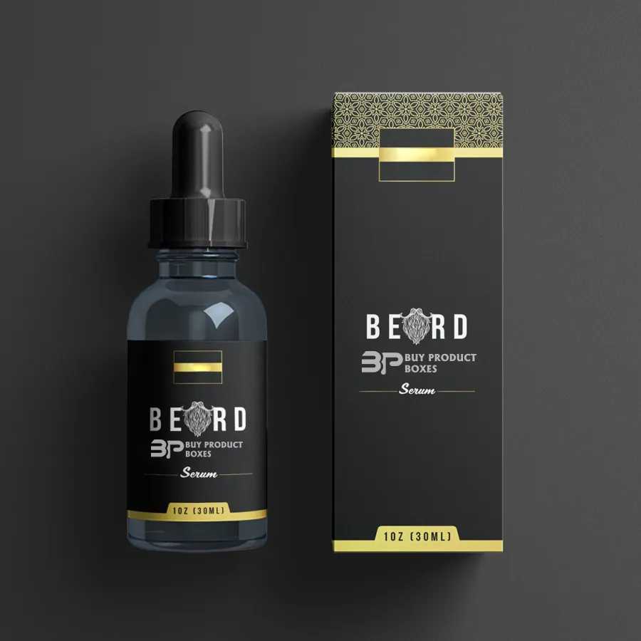 Custom Beard Oil Boxes