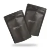 Black Mylar Ziplock Bags view 1