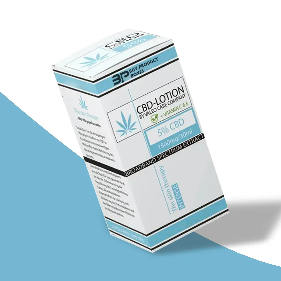 Custom CBD Lotion Boxes