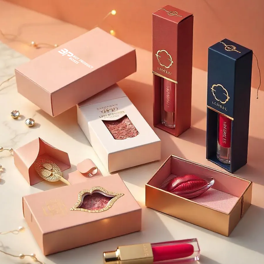 Customized Lip Gloss Boxes