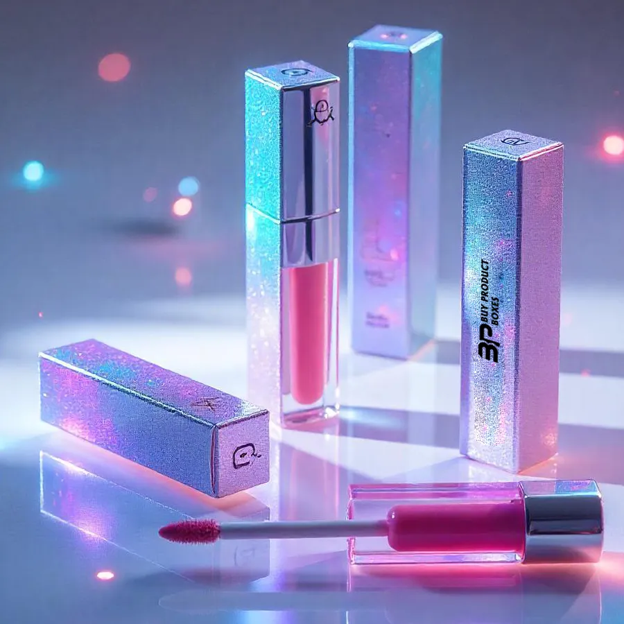 Holographic Lip Gloss Boxes