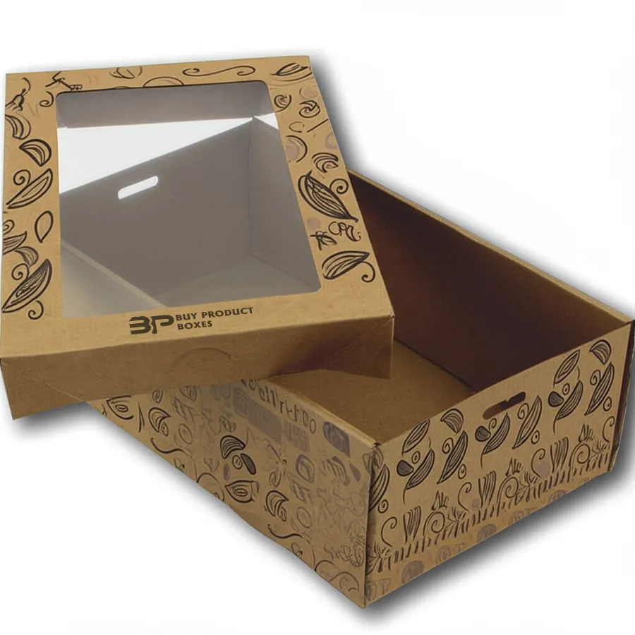 Lid Boxes with Kraft Base
